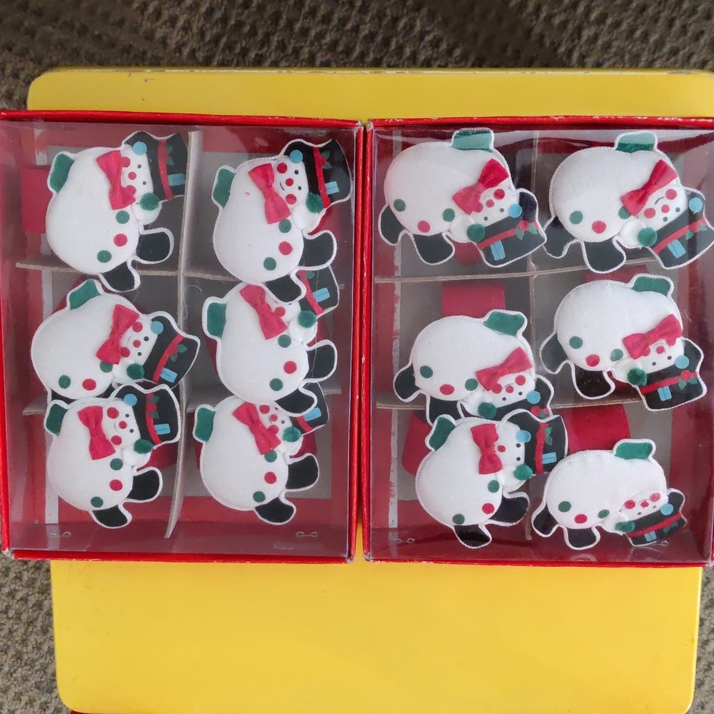 Snowman Napkin Rings